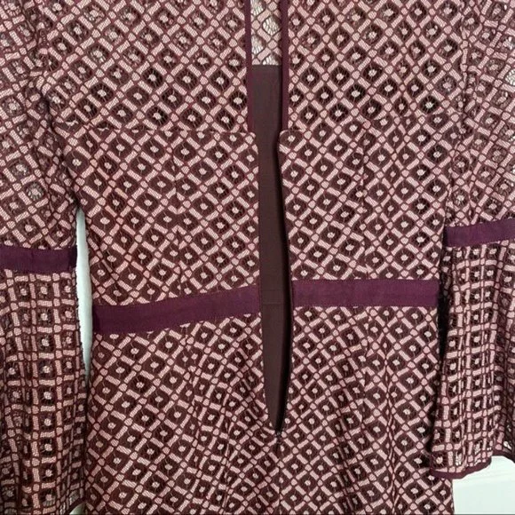 cinq a sept Cossette Lace Bell-Sleeve Dress - Picture 9 of 13